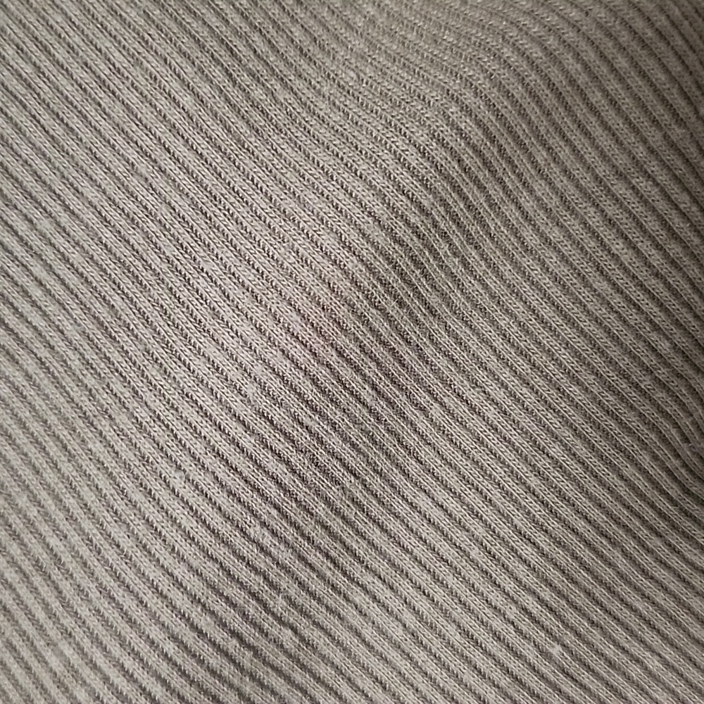 Green Ribbed Form Fitting Mini Dress or Long Top - Picture 4 of 5